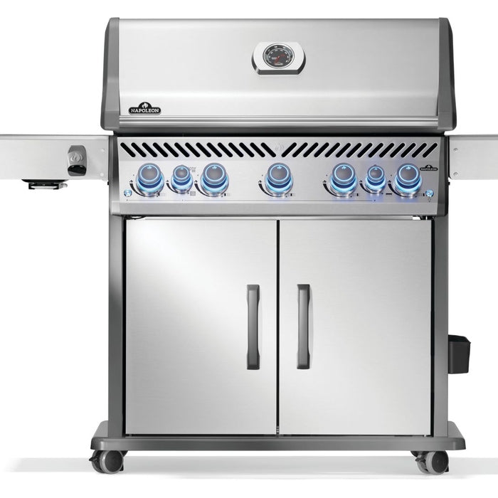 Rogue® PRO-S 625 Propane Gas Grill with Infrared Rear and Side Burners, Stainless Steel