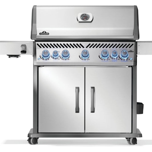 Rogue® PRO-S 625 Propane Gas Grill with Infrared Rear and Side Burners, Stainless Steel