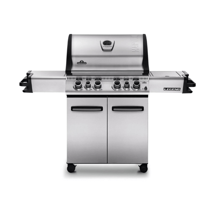 Legend 485 Propane Gas Grill with Infrared Side and Rear Burners, Stainless Steel