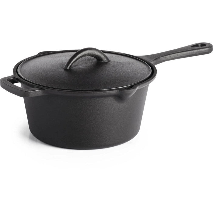 Cast Iron Sauce Pan with Lid