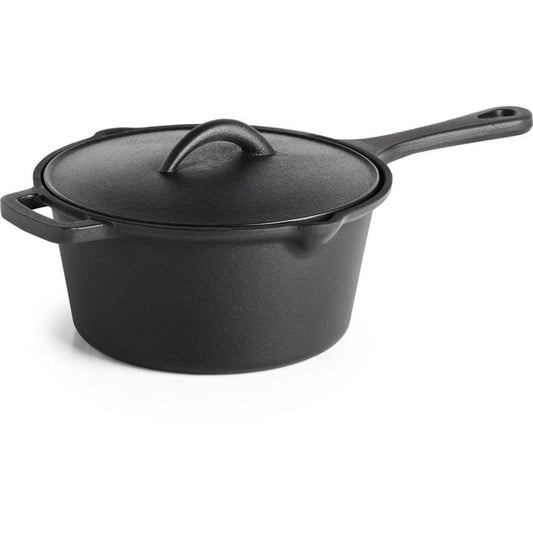 Cast Iron Sauce Pan with Lid