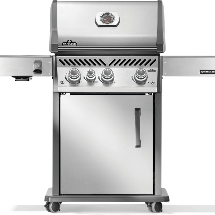 Rogue® PRO 425 Gas Grill with Infrared Side Burner Stainless Steel