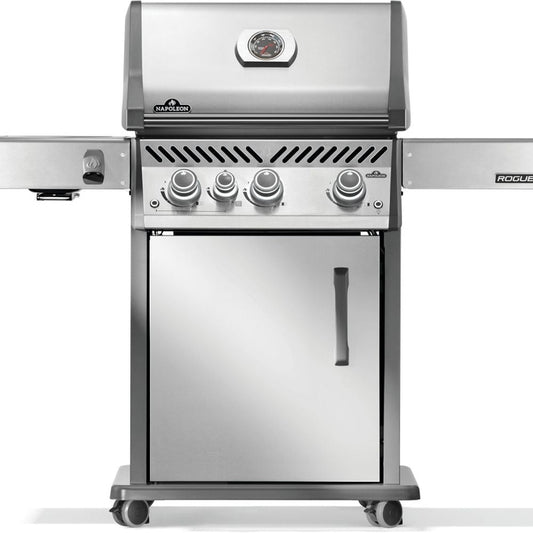 Rogue® PRO 425 Gas Grill with Infrared Side Burner Stainless Steel
