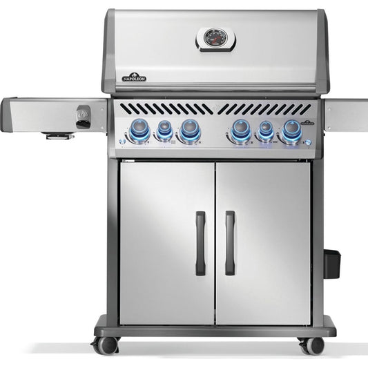 Rogue® PRO-S 525 Propane Gas Grill with Infrared Rear and Side Burners, Stainless Steel