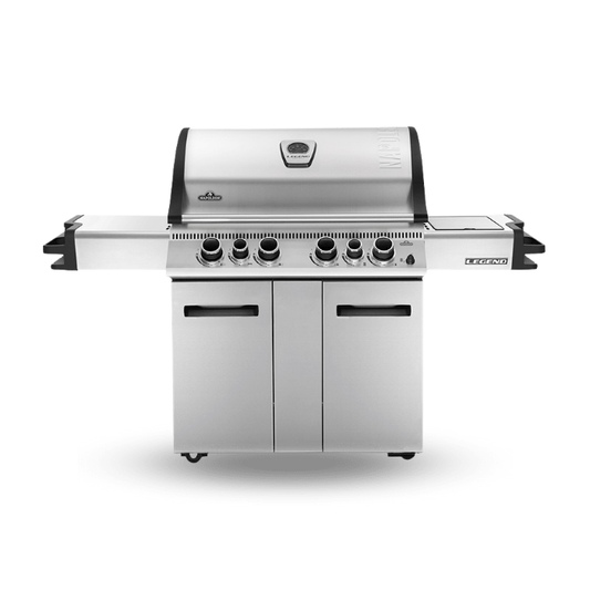 Legend 605 Propane Gas Grill with Infrared Side and Rear Burners, Stainless Steel