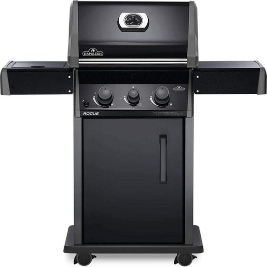 Rogue® 365 Propane Gas Grill with Range Side Burner, Black
