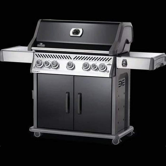 Rogue® SE 625 Propane Gas Grill with Infrared Rear and Side Burners, Black