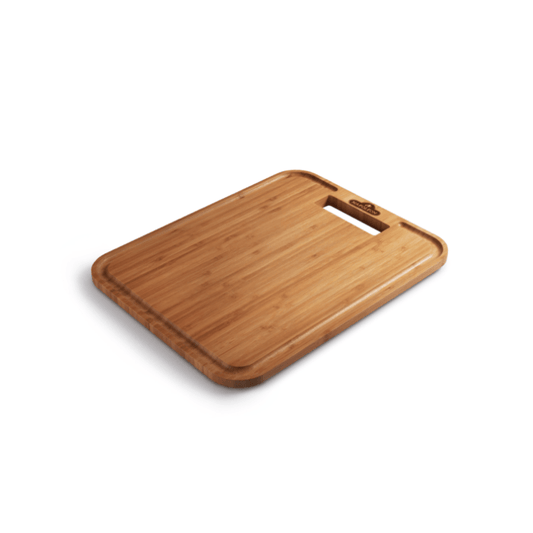 Premium Stainless Steel Roasting Pan with Bamboo Cutting Board