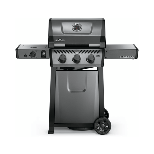 Freestyle 365 Propane Gas Grill with Infrared Side Burner, Graphite