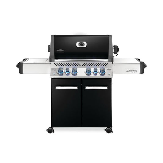 Prestige® 500 Propane Gas Grill with Infrared Side and Rear Burners, Black