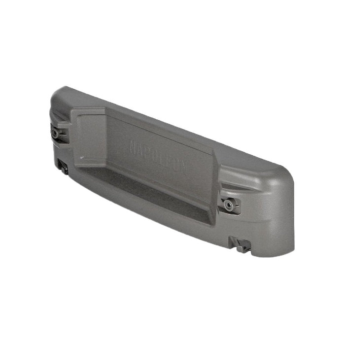 Cap, End Side Shelf Grey P500-1