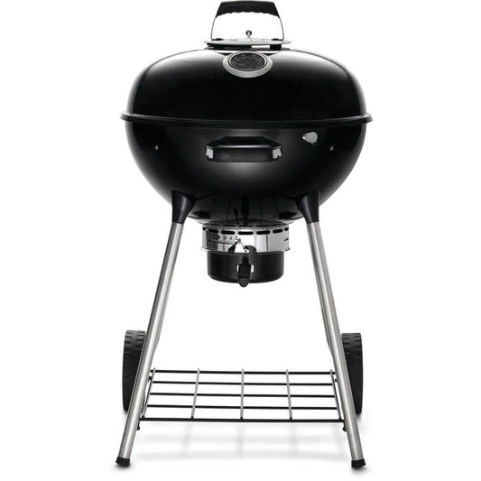 22" Charcoal Kettle Grill, Black