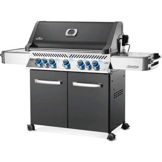 Prestige® 665 Propane Gas Grill with Infrared Side and Rear Burners, Grey