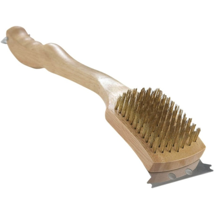 Grill Brush with Brass Bristles