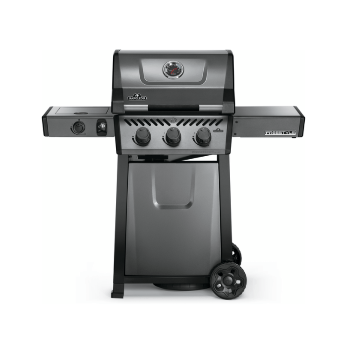 Freestyle 365 Propane Gas Grill with Range Side Burner, Graphite