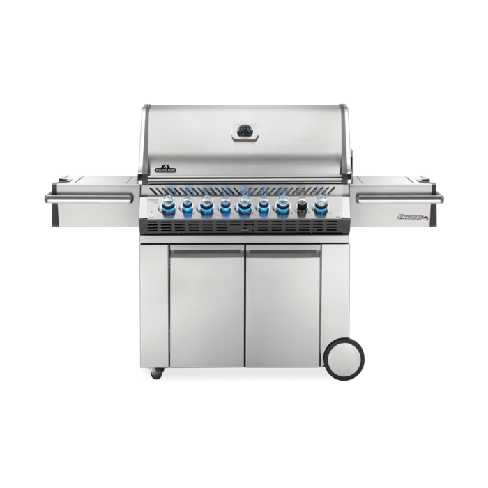Prestige PRO™ 665 Propane Gas Grill with Infrared Rear and Side Burners, Stainless Steel
