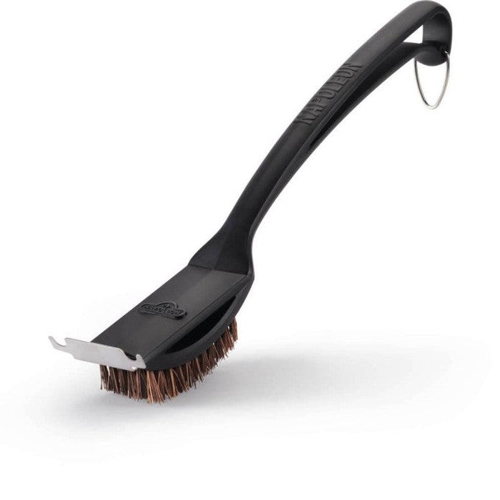 Natural Fiber Grill Brush With Grid Scraper