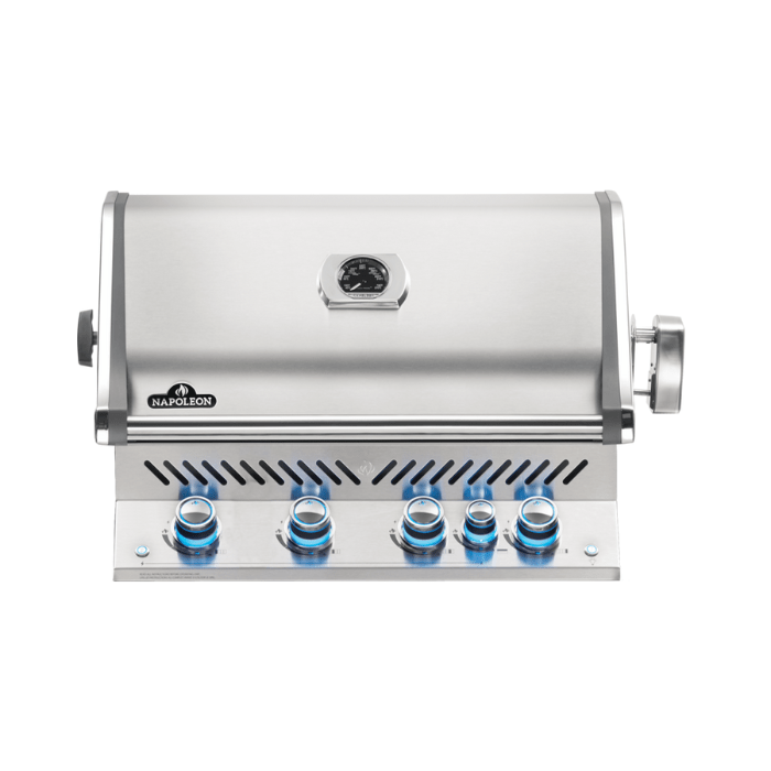 Built-in Prestige PRO™ 500 Natural Gas Grill Head with Infrared Rear Burner, Stainless Steel - Natur