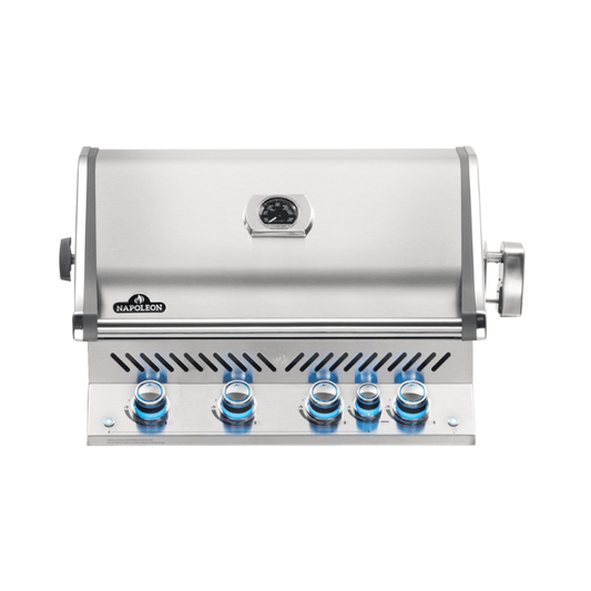 Built-in Prestige PRO™ 500 Natural Gas Grill Head with Infrared Rear Burner, Stainless Steel - Natur