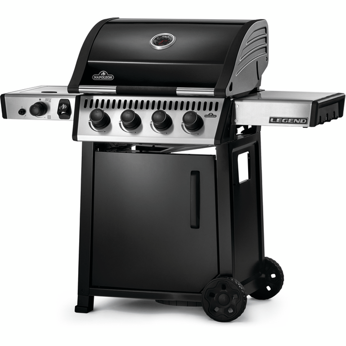 Legend 425 Propane Gas Grill with Range Side Burner, Stainless Steel