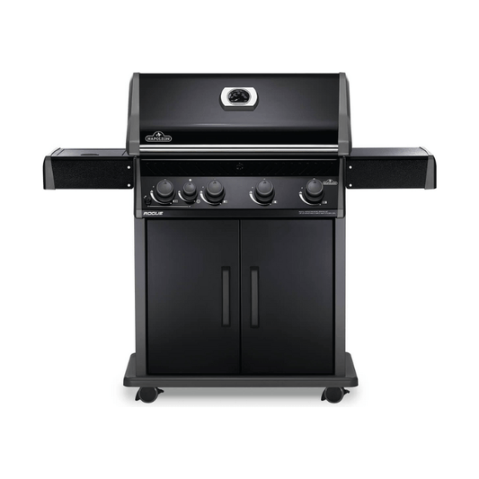 Rogue® 525 Propane Gas Grill with Range Side Burner, Black
