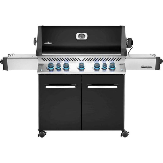Prestige® 665 Propane Gas Grill with Infrared Side and Rear Burners, Black