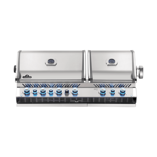 Built-in Prestige PRO™ 825 Propane Gas Grill Head with Infrared Bottom and Rear Burner, SS