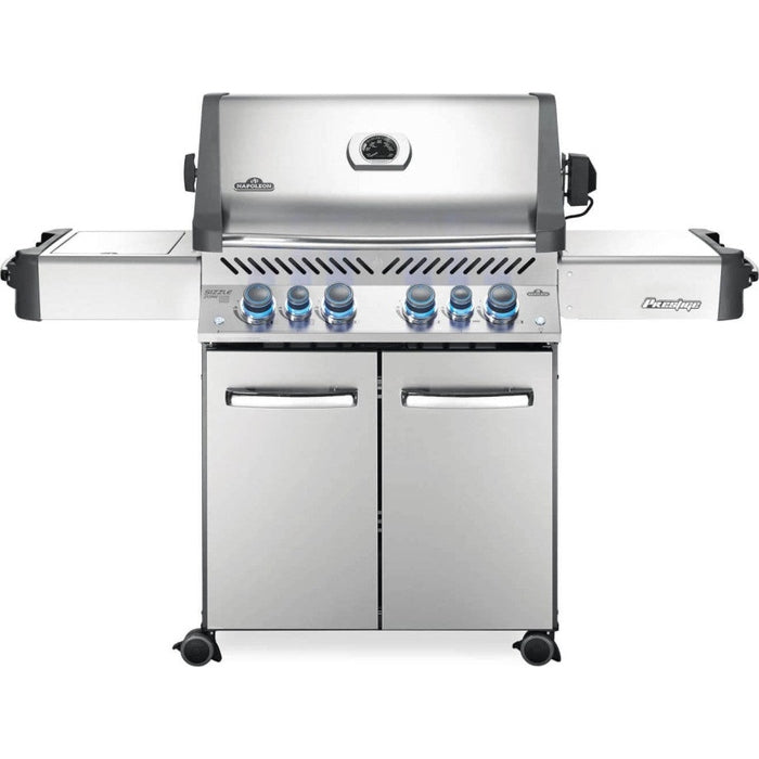 Prestige® 500 Natural Gas Grill with Infrared Side and Rear Burners, Stainless Steel