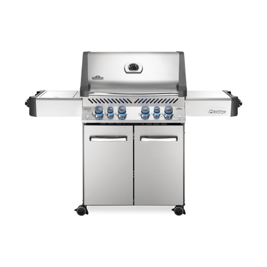 Prestige® 500 Propane Gas Grill with Infrared Side and Rear Burners, Stainless Steel