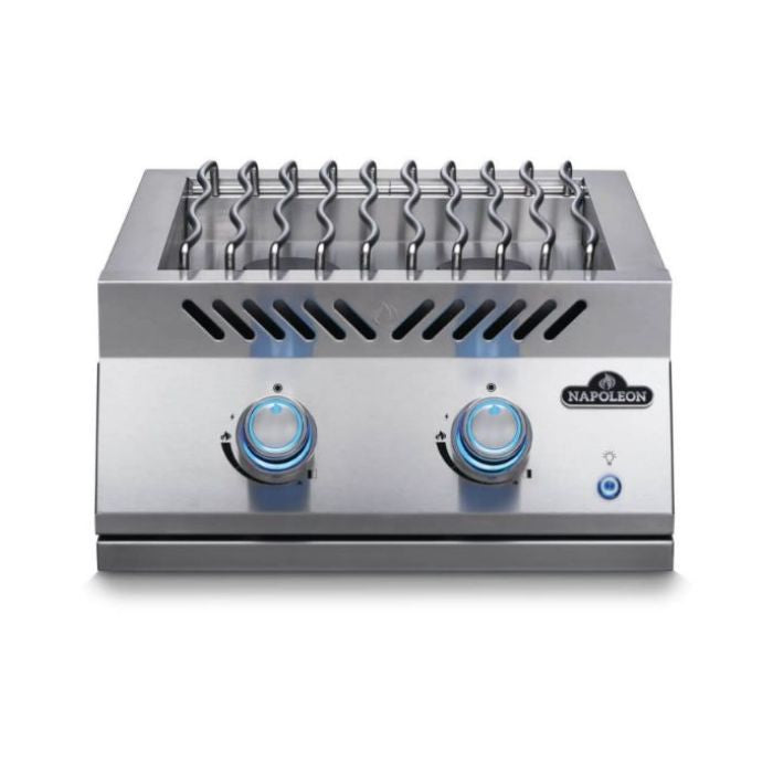 Built-In 700 Series 18" Dual Range Top Burner Propane, Stainless Steel