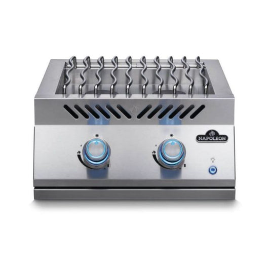 Built-In 700 Series 18" Dual Range Top Burner Propane, Stainless Steel