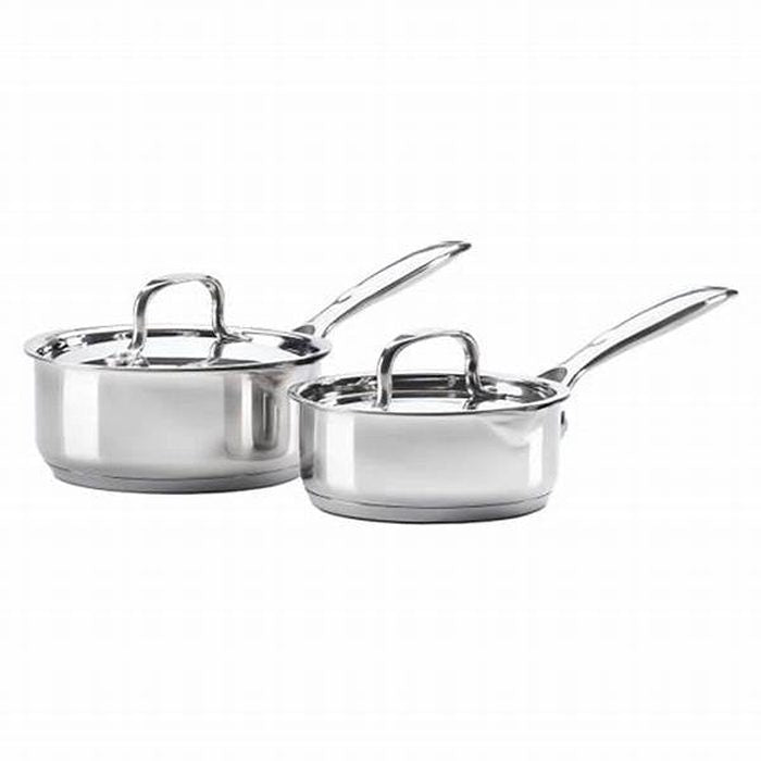 Stainless Steel 2-Piece Sauce Pan Set