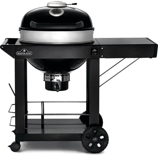 PRO CART Charcoal Kettle Grill, Black