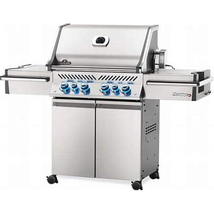 Prestige PRO™ 500 Natural Gas Grill with Infrared Rear and Side Burners, Stainless Steel